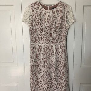 Adrianna Papell Lace Sheath Dress
